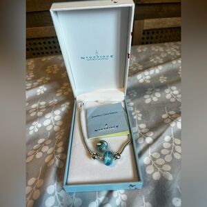 Newbridge Silverware Blue Charm Necklace